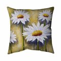Begin Home Decor 26 x 26 in. Daisies At Sun-Double Sided Print Indoor Pillow 5541-2626-FL109